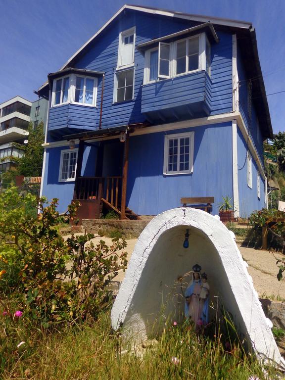 Hostal Faro Azul ヴァルパライソ エクステリア 写真