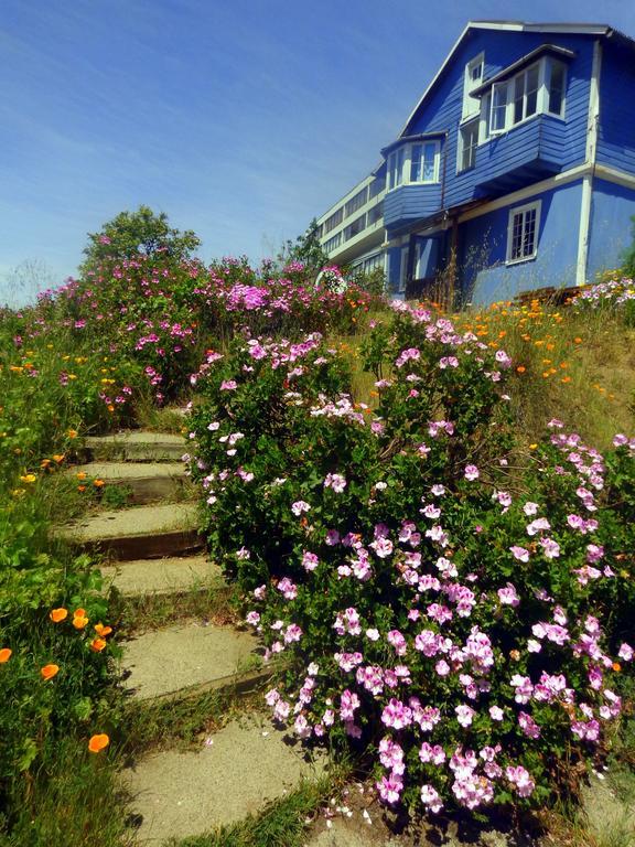 Hostal Faro Azul ヴァルパライソ エクステリア 写真